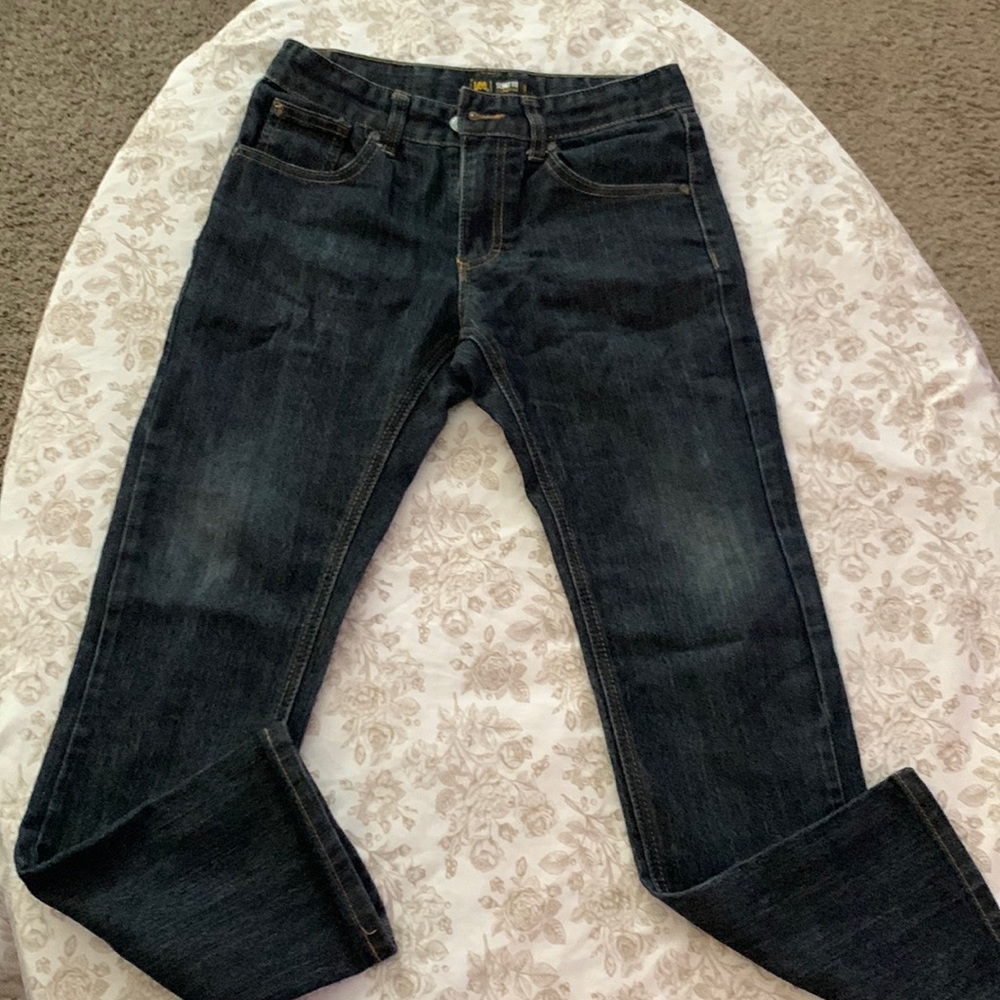 Lee skinny fit straight leg kids jeans size 10/12